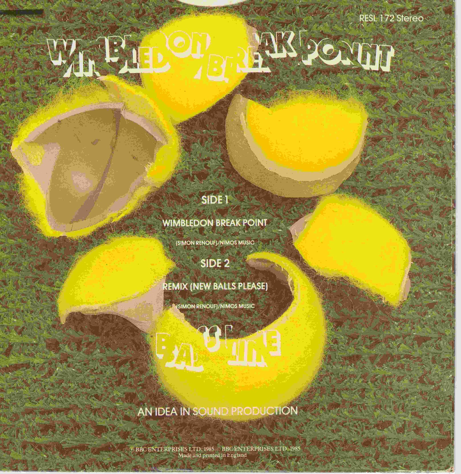 Back cover of RESL 172